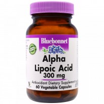 Bluebonnet Nutrition, Alpha Lipoic Acid, 300 mg, 60 Veggie Caps