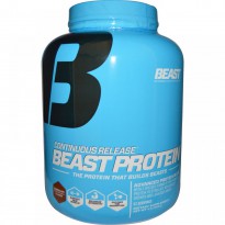 Beast Sports Nutrition, Beast Protein, Continuous Release, Chocolate Flavor, 4 lbs (1814 g)