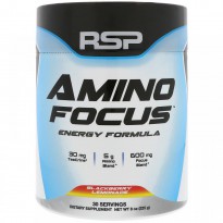 RSP Nutrition, Amino Focus, Energy Formula, Blackberry Lemonade, 8 oz (225 g)