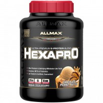 ALLMAX Nutrition, Hexapro, Ultra-Premium Protein + MCT & Coconut Oil, Chocolate Peanut Butter, 5.5 lbs (2.5 kg)